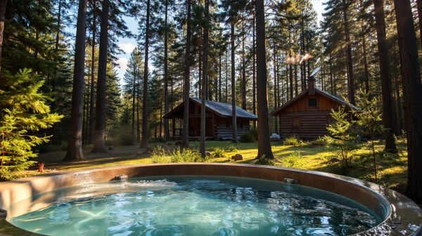 5 locations idéales avec bain nordique pour une escapade bien-être