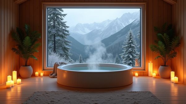 Escapade bien-être : opter pour une location avec bain nordique